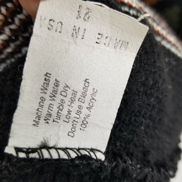 Vintage Clifton Place Aztec Southwestern Grandpa Sweater Unisex Boho Western 90s - Picture 4 of 9